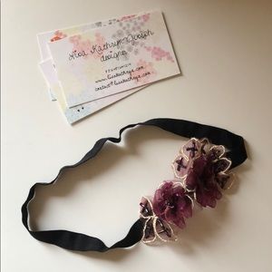 hand made taylor swift inspired flower headband